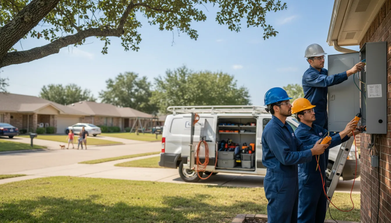 Certified electrician providing emergency electrical services in Tennyson, IN